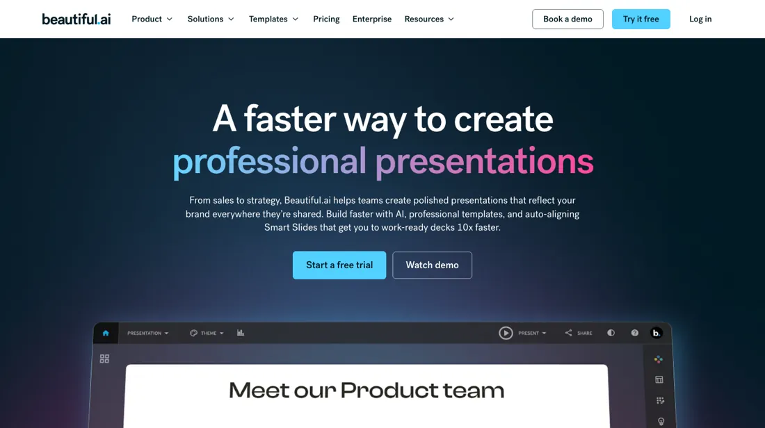 Beautiful.ai product