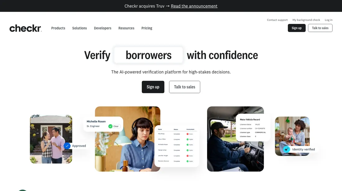 Checkr product