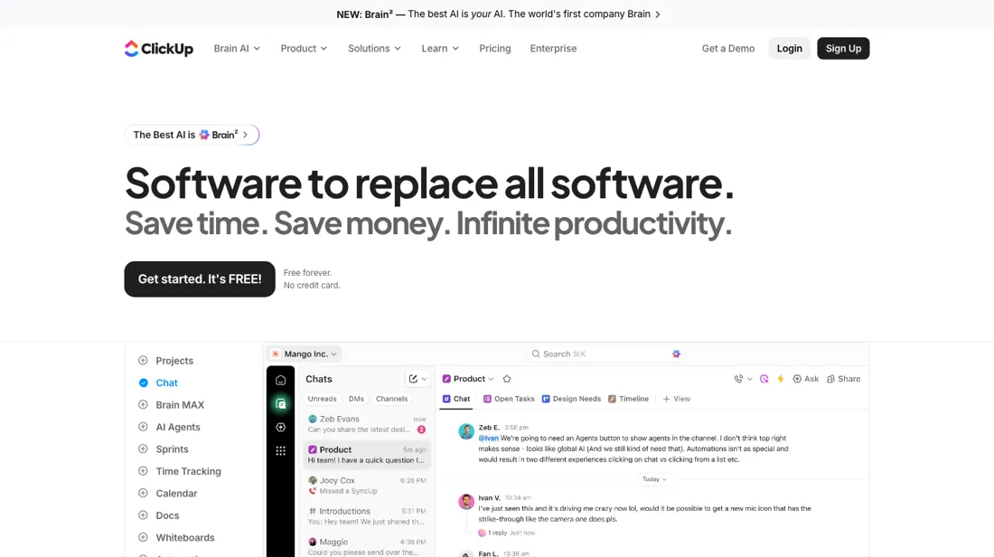 ClickUp product