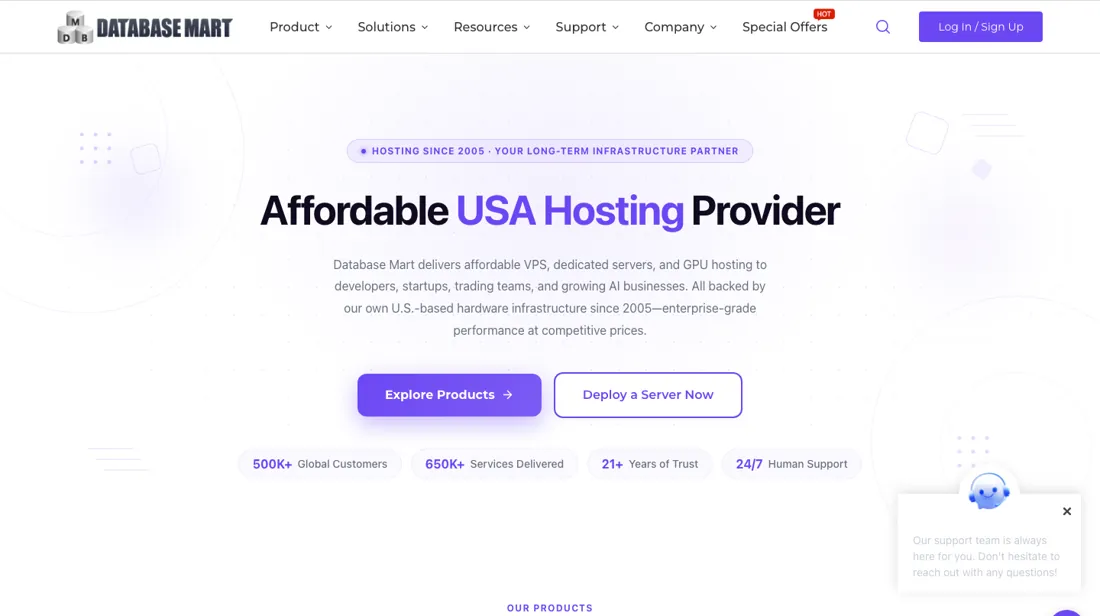 Database Mart product