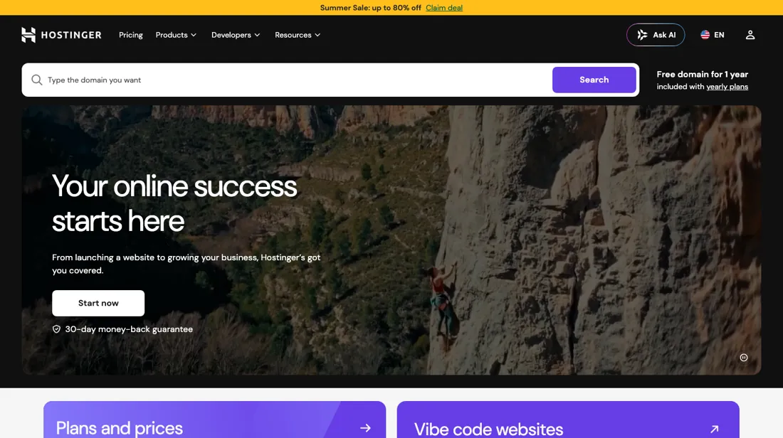 Hostinger product