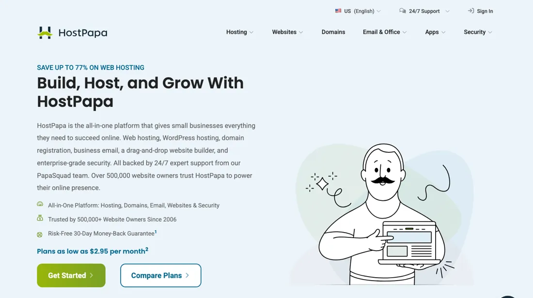 HostPapa product