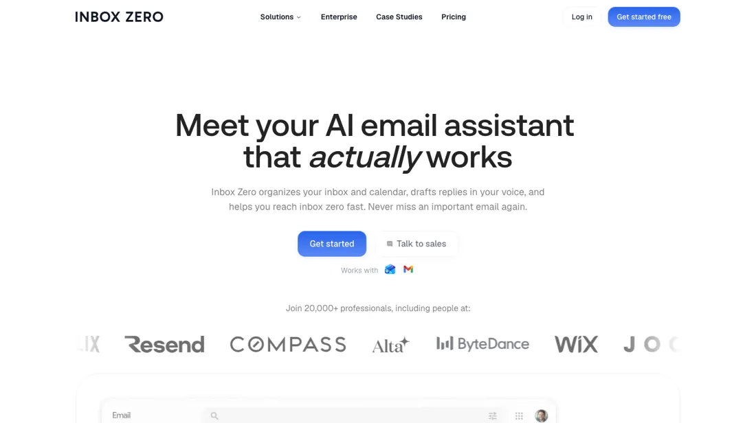 Inbox Zero product