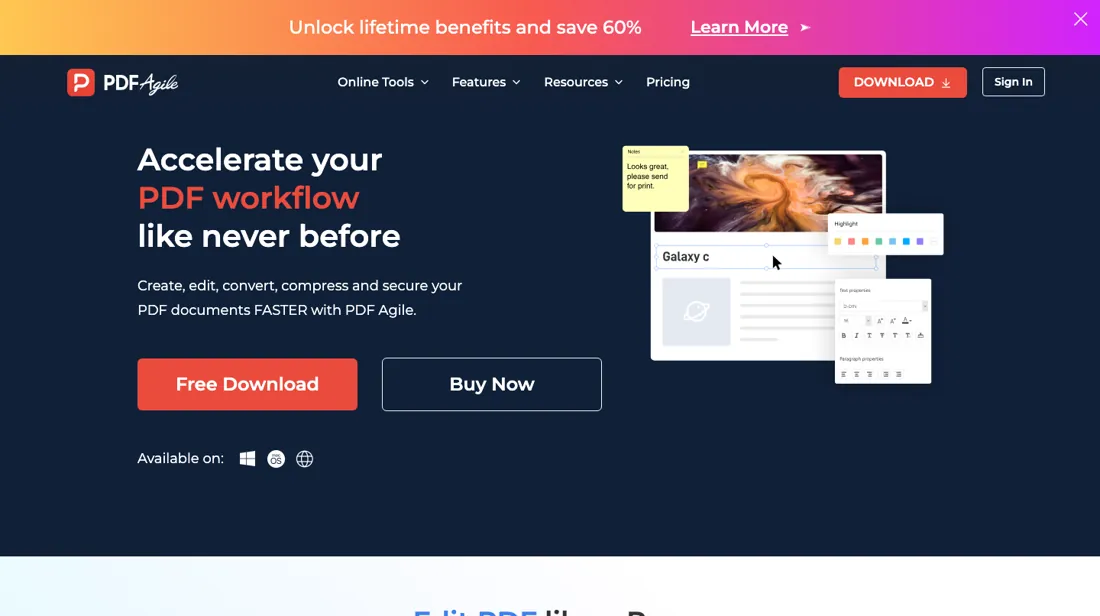 PDF Agile product
