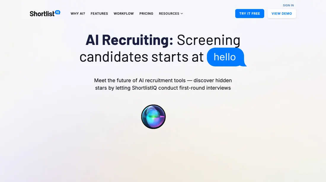 ShortlistIQ product