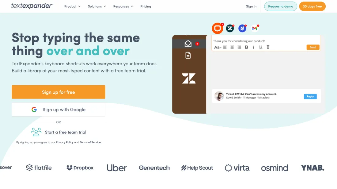TextExpander product
