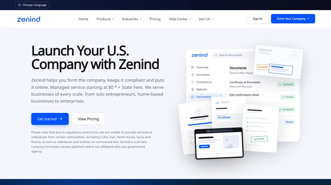 Zenind product